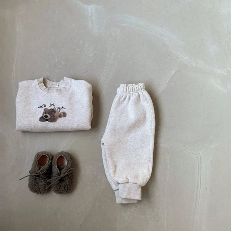 Winter Baby Striped Harem Pants