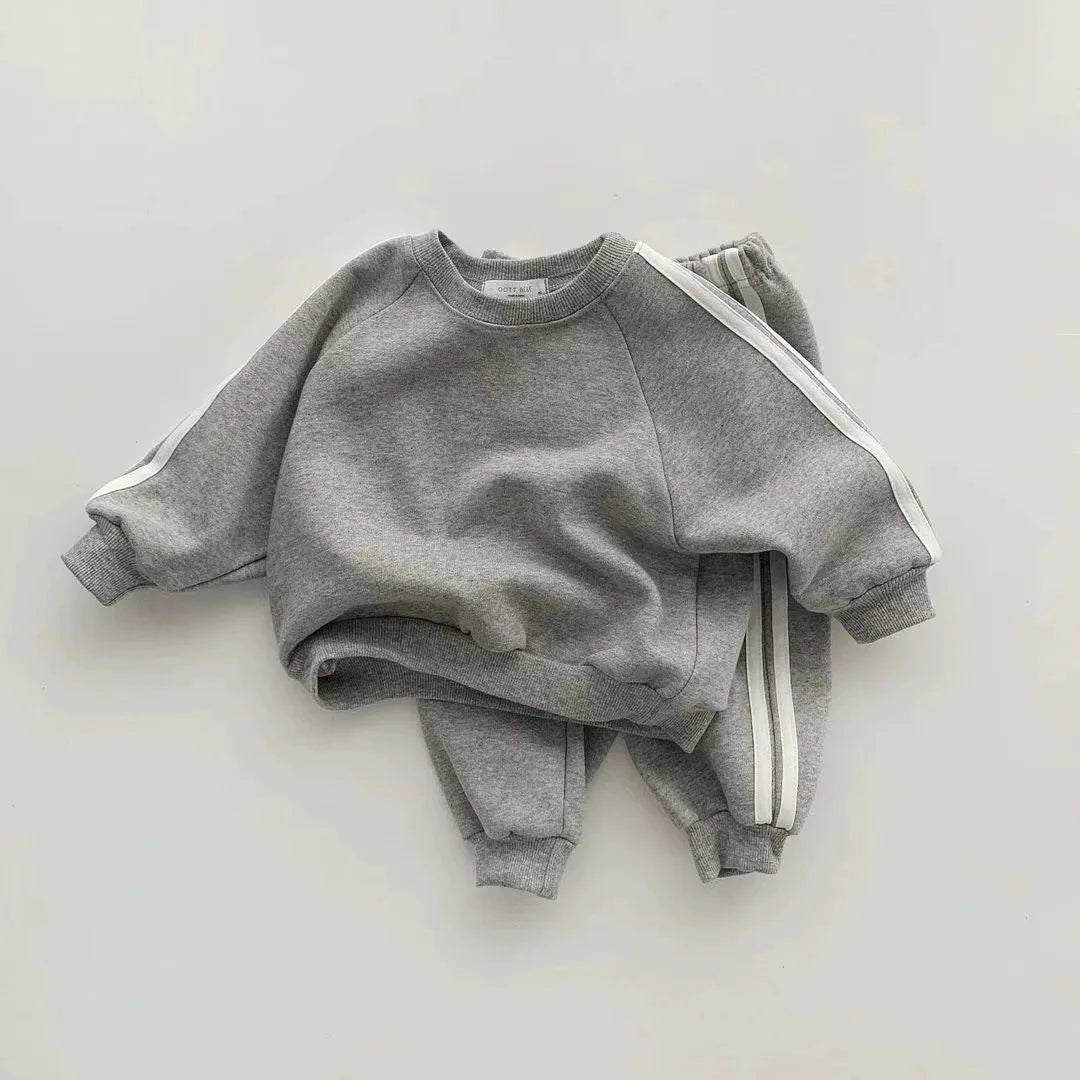 Boys Solid Color Tracksuit Set SnugBubs Australia
