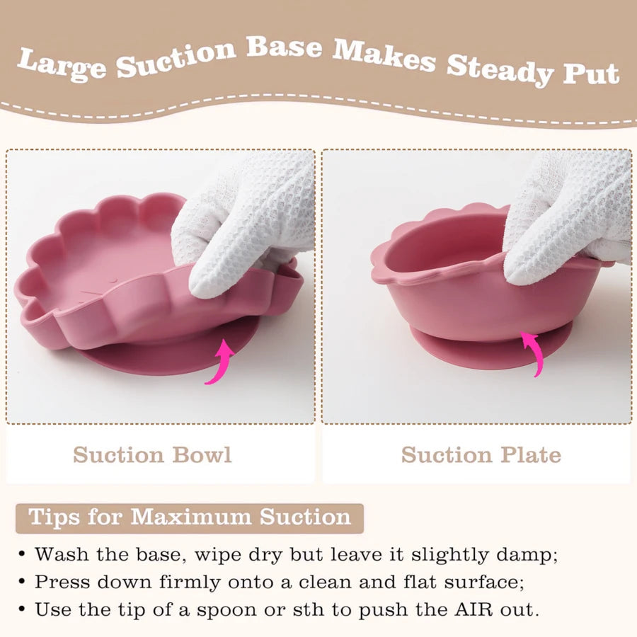Colorful Silicone Baby Feeding Set SnugBubs Australia