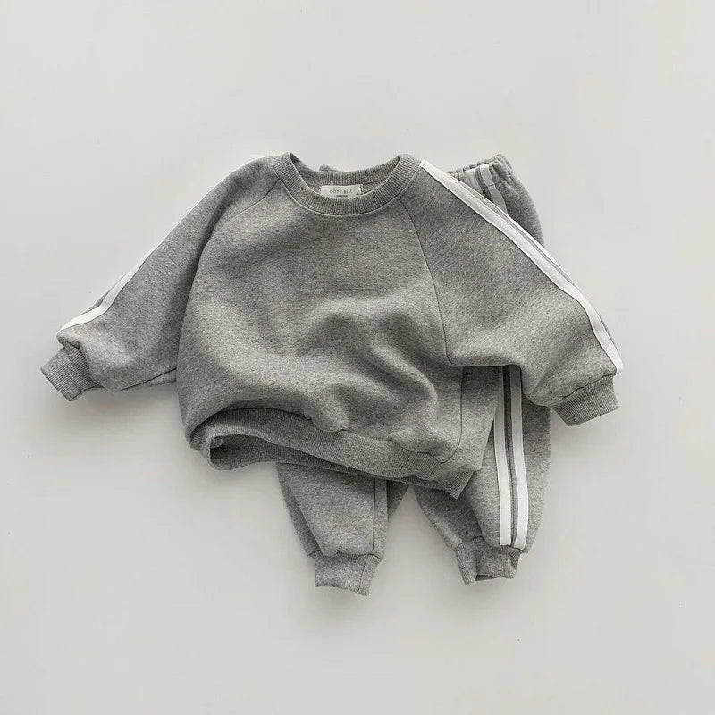 Boys Solid Color Tracksuit Set SnugBubs Australia