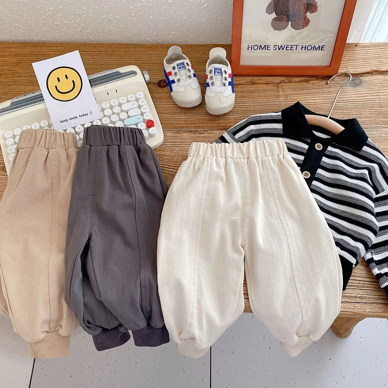 Solid Color Kids’ Lightweight Trousers SnugBubs Australia