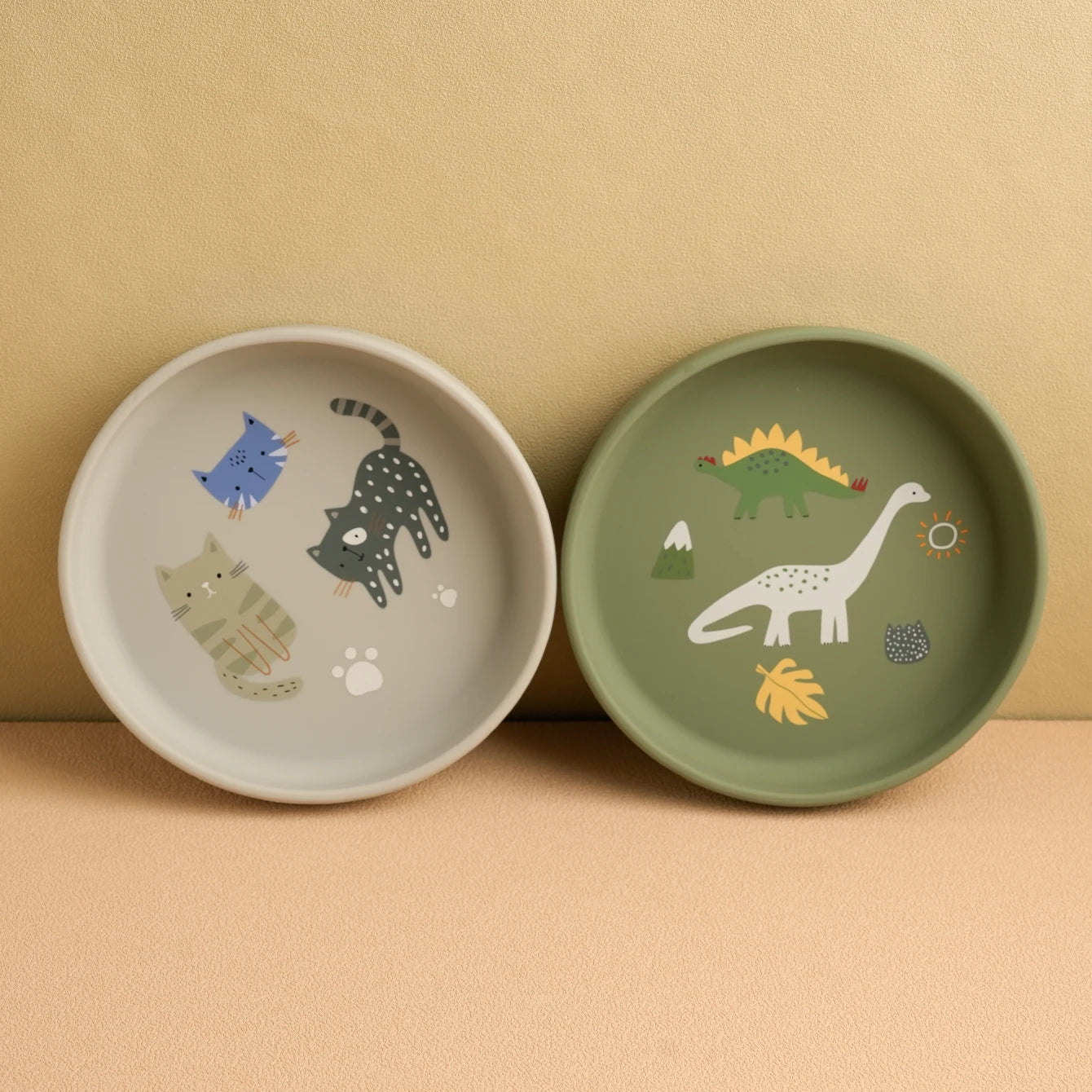 Dinosaur Silicone Baby Plate SnugBubs Australia