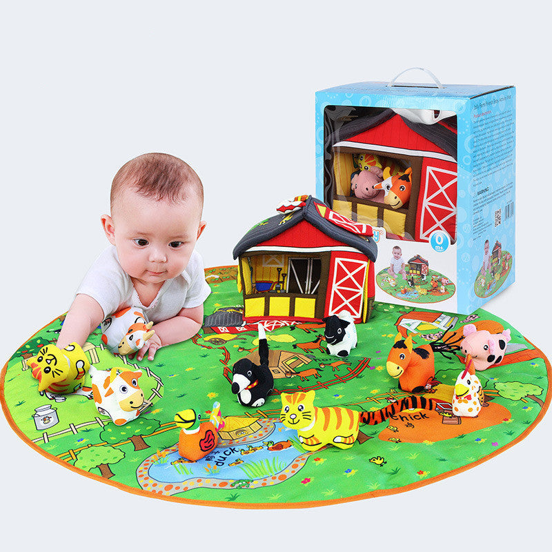 Baby Baby Play Blanket Early Education Animal Toys SnugBubs Australia