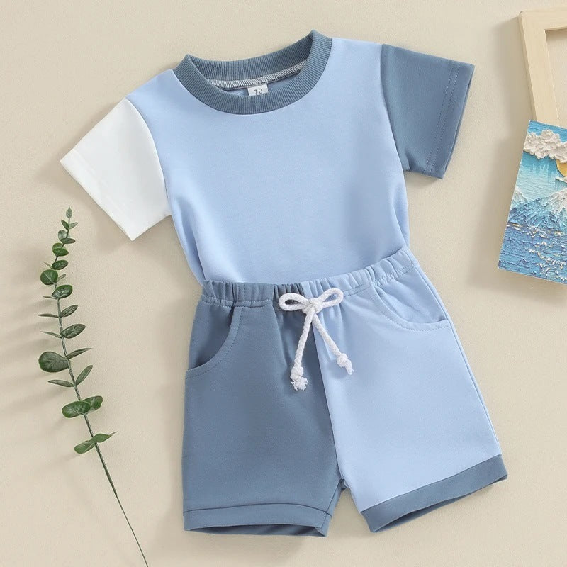 Adorable Color Block Two-Piece Set SnugBubs Australia