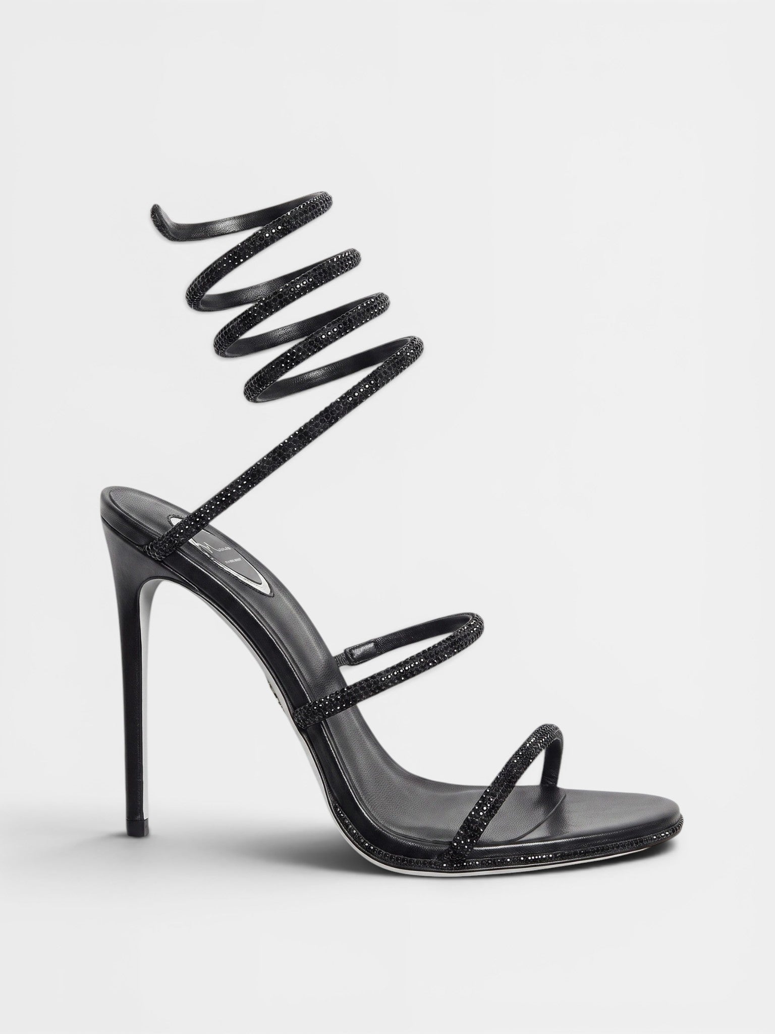 Gleamond | Women's Stiletto Sandals with Open Toe and Spiral Ankle Wrap Gleamond