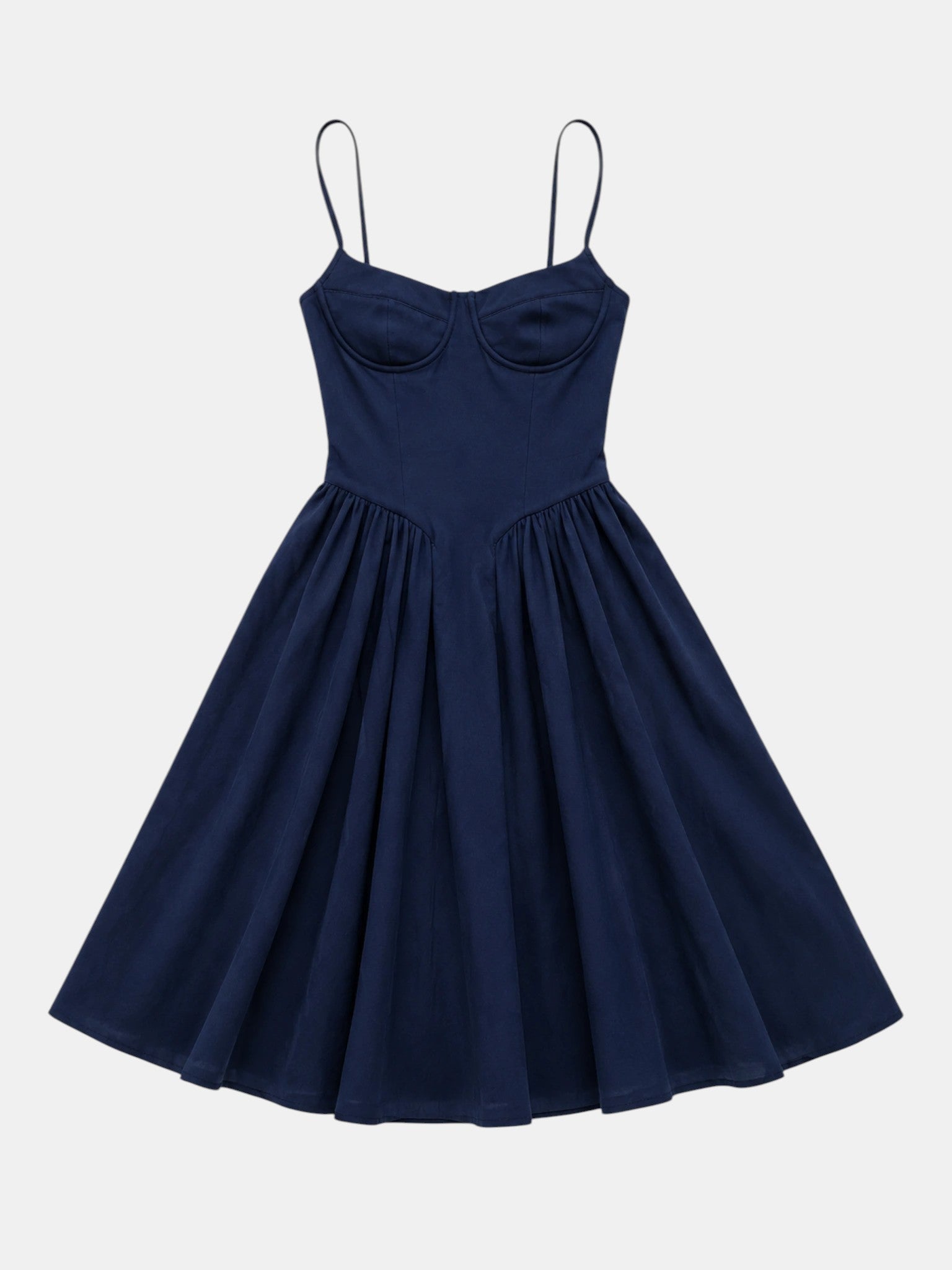 Gleamond | Women's Strapless Corset Midi Dress Gleamond