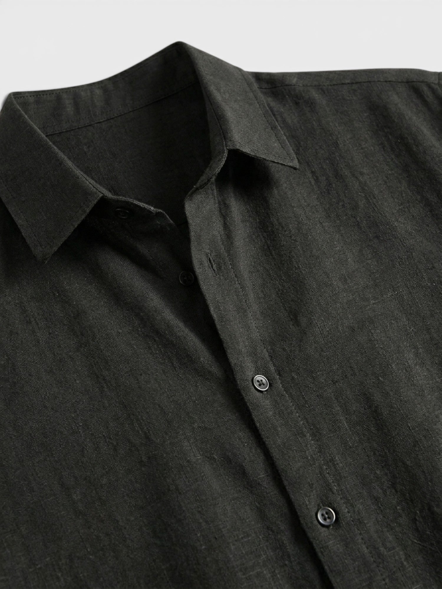Men’s Cotton Linen Summer Shirt Lightweight Short Sleeve SnugBubs Australia