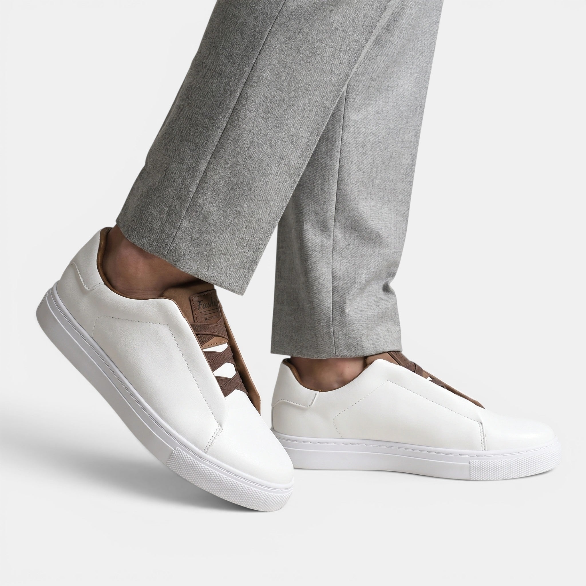 Men's Leather Slip-On Shoes Classic Minimalist Style SnugBubs Australia