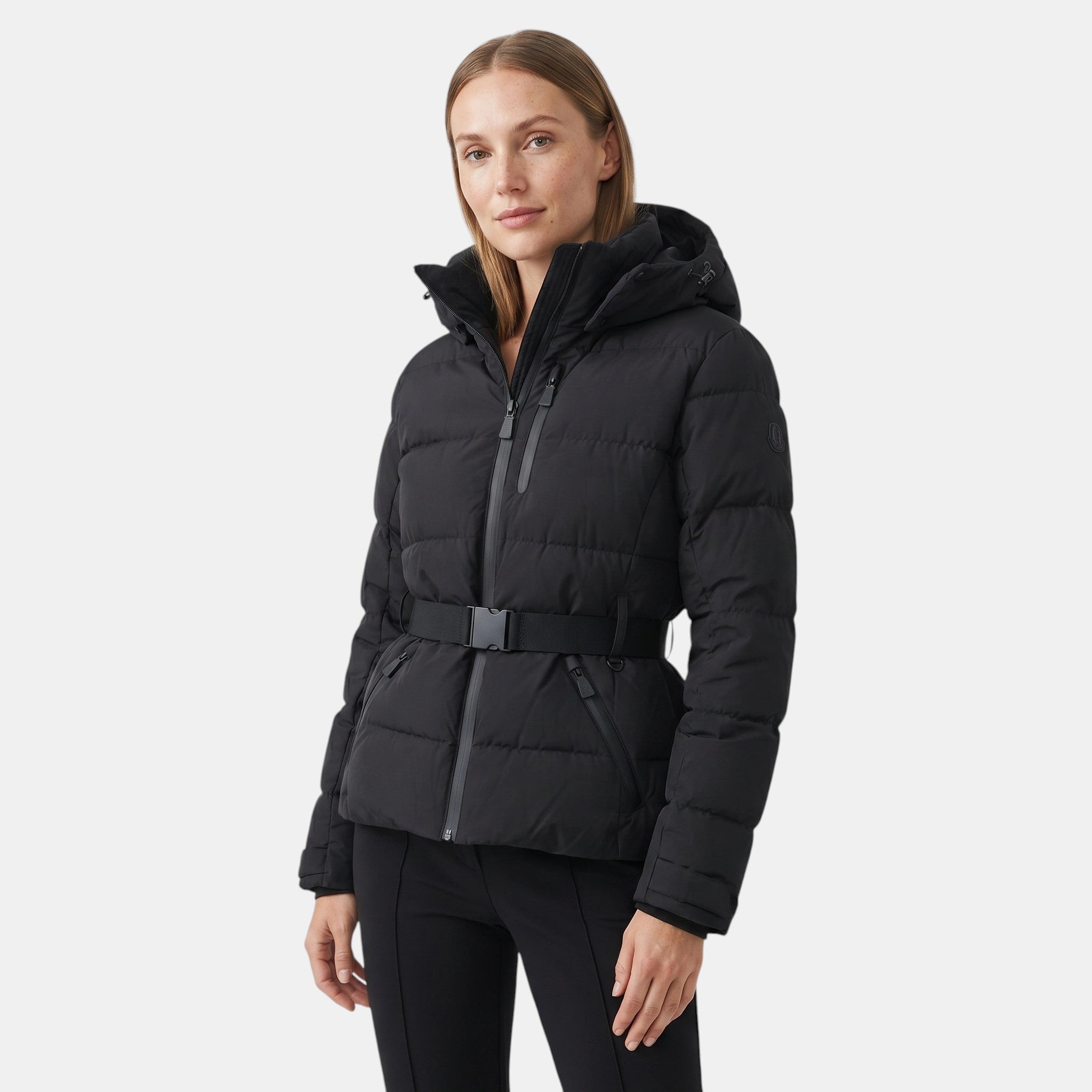 Women's Hooded Puffer Jacket Warm Waterproof Ski Coat SnugBubs Australia