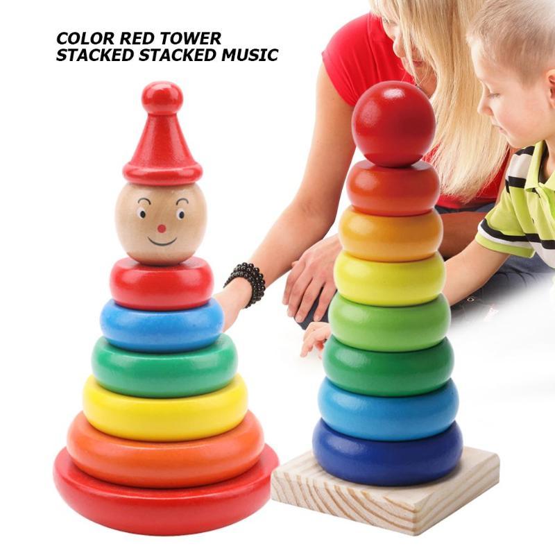 Baby Early Educational Toys-Rainbow Tower SnugBubs Australia