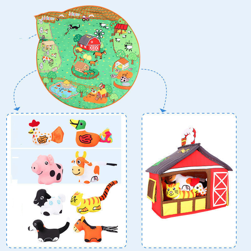 Baby Baby Play Blanket Early Education Animal Toys SnugBubs Australia