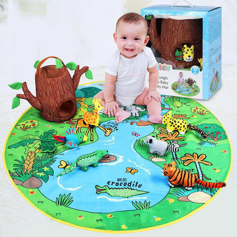 Baby Baby Play Blanket Early Education Animal Toys SnugBubs Australia
