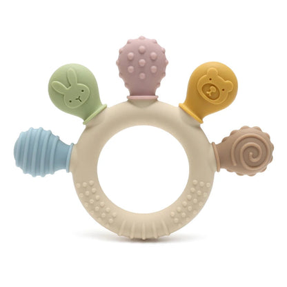 Snugbubs™ Silicone Baby Teether – Anxiety Relief Chew Toy with Beads SnugBubs Australia