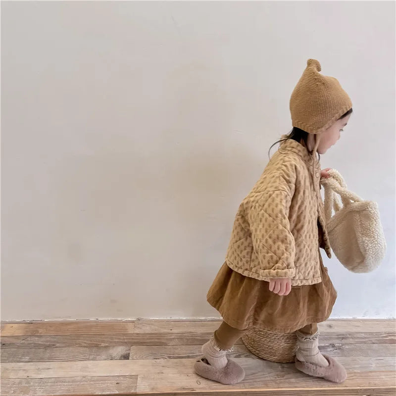 Cotton Padded Jacket – Warm Quilted Baby & Toddler Coat SnugBubs Australia