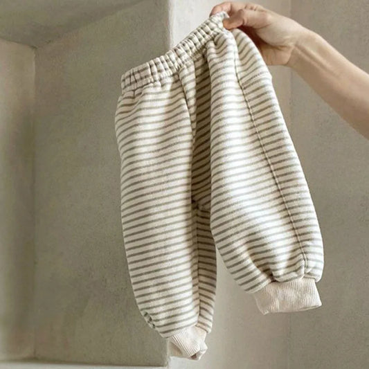 Winter Baby Striped Harem Pants