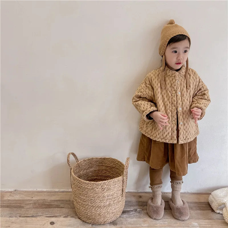 Cotton Padded Jacket – Warm Quilted Baby & Toddler Coat SnugBubs Australia