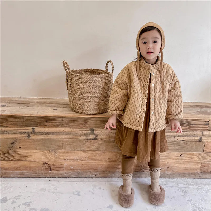 Cotton Padded Jacket – Warm Quilted Baby & Toddler Coat SnugBubs Australia