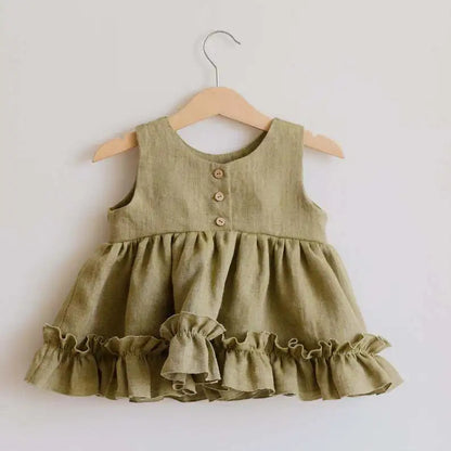 Linen Tutu Dress SnugBubs Australia