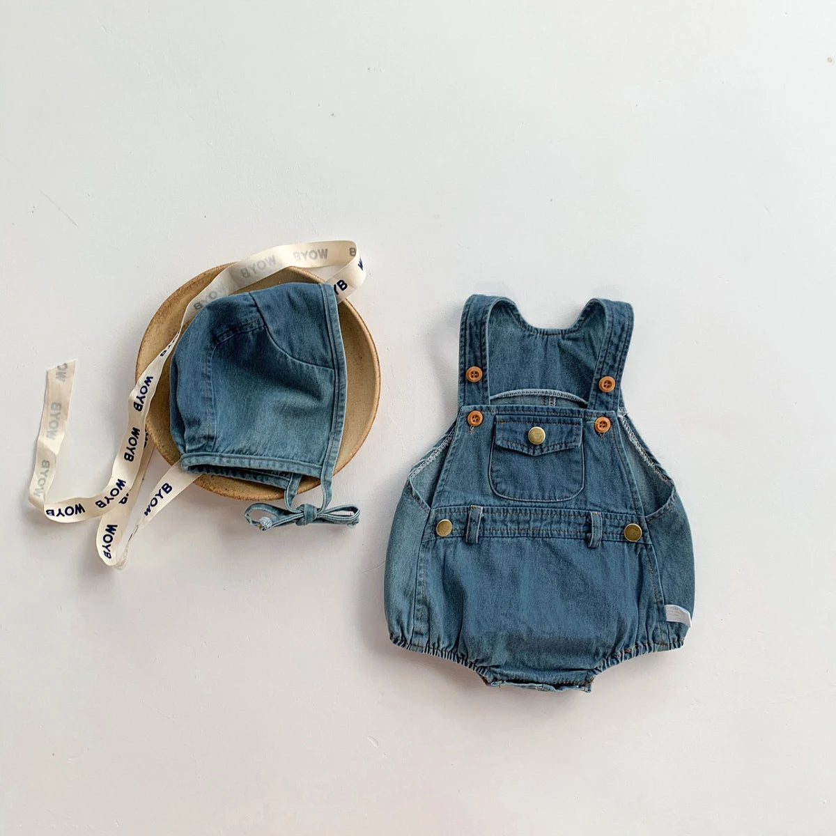 Denim Sling Romper SnugBubs Australia