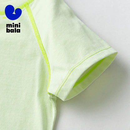 Antibacterial Cotton Short Sleeve Tee SnugBubs Australia