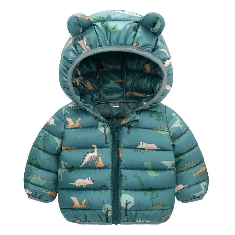 Kids Lightweight Hooded Down Jacket SnugBubs Australia