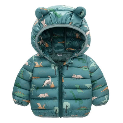 Kids Lightweight Hooded Down Jacket SnugBubs Australia