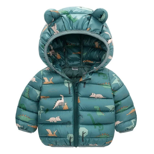 Kids Lightweight Hooded Down Jacket SnugBubs Australia