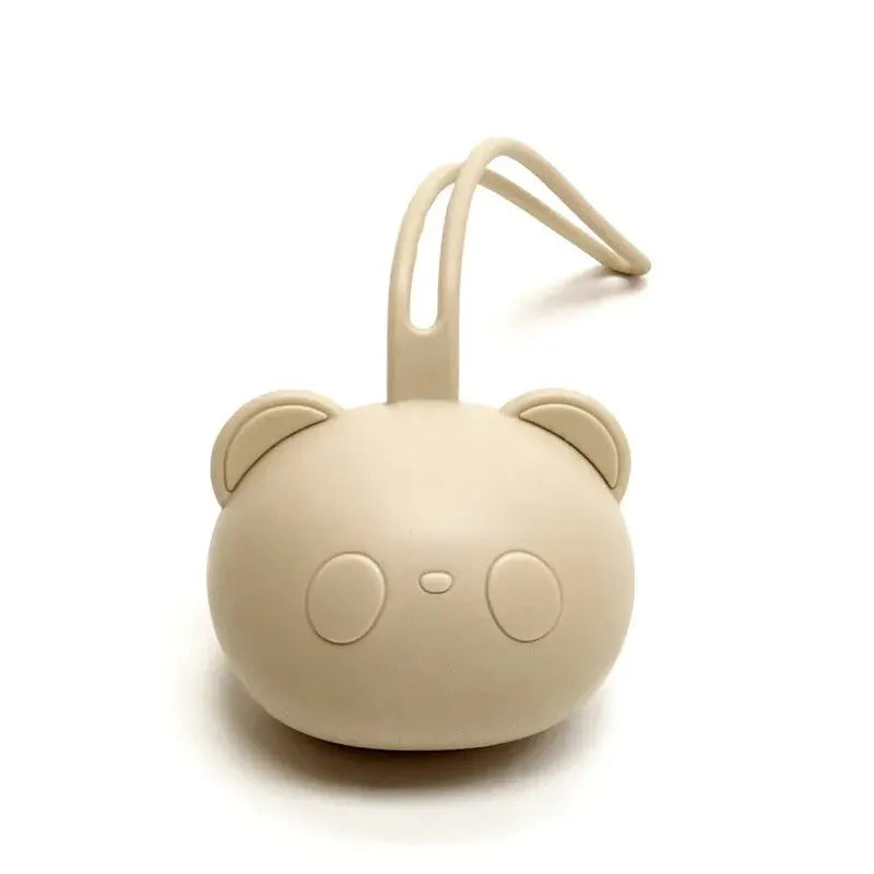 Bear-Shaped Silicon Pacifier Holder SnugBubs Australia