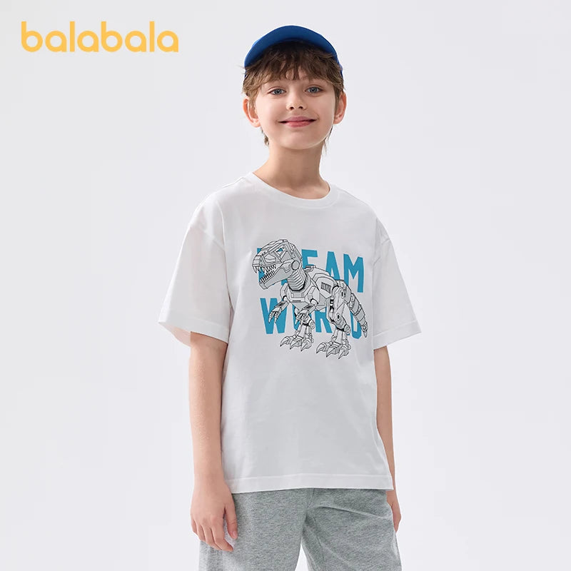 Boys Quick-Dry Pure Cotton Short Sleeve SnugBubs Australia