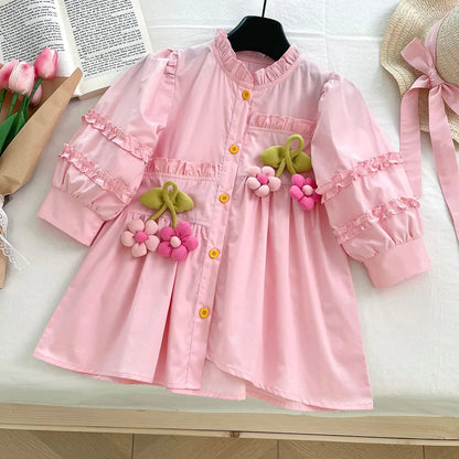 Sunflower Dreams Long Sleeve Dress SnugBubs Australia