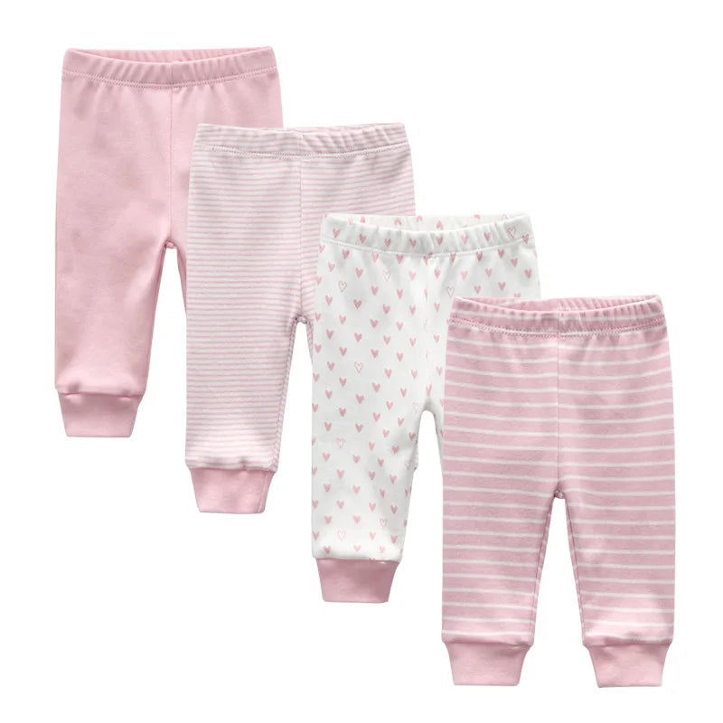 4PCS Newborn Baby Girl Pants Set SnugBubs Australia