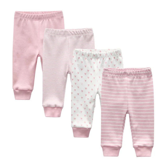4PCS Newborn Baby Girl Pants Set SnugBubs Australia