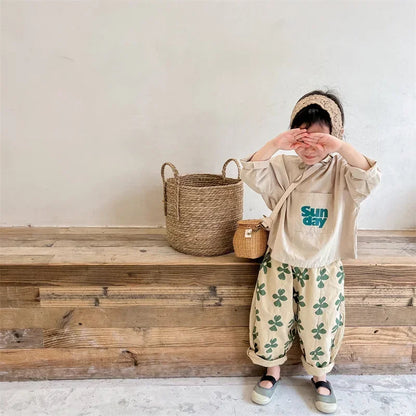 SnugBubs™ Soft Cotton Floral Harem Pants SnugBubs Australia