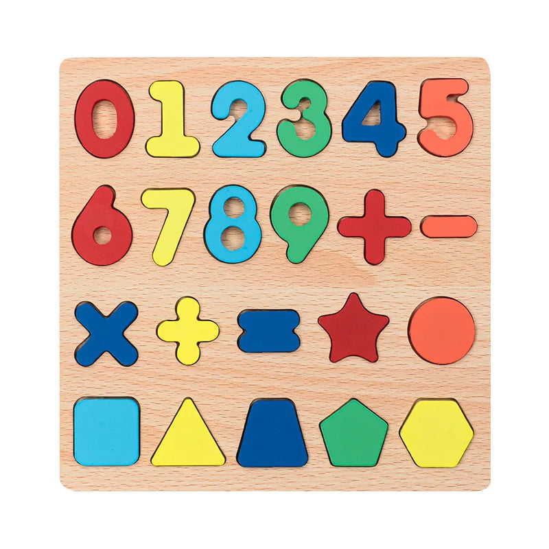 Montessori Wooden Puzzle Collection