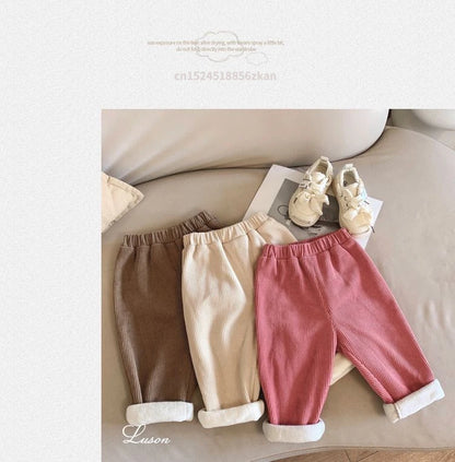 Winter Corduroy Pants for Kids