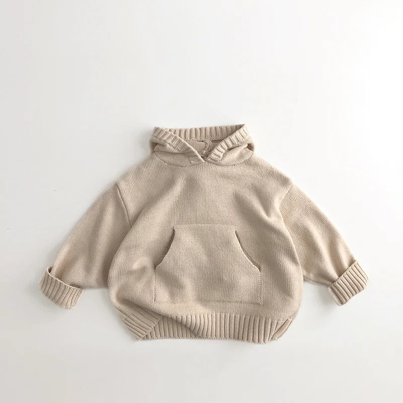 Soft Fine Knit Pullover with Front Pocket SnugBubs Australia