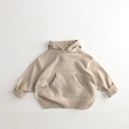 Soft Fine Knit Pullover with Front Pocket SnugBubs Australia