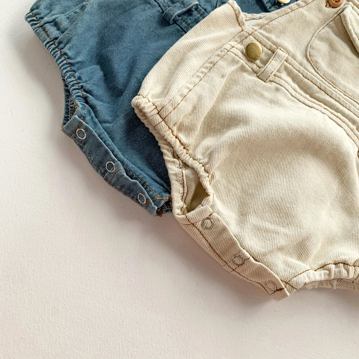 Denim Sling Romper SnugBubs Australia