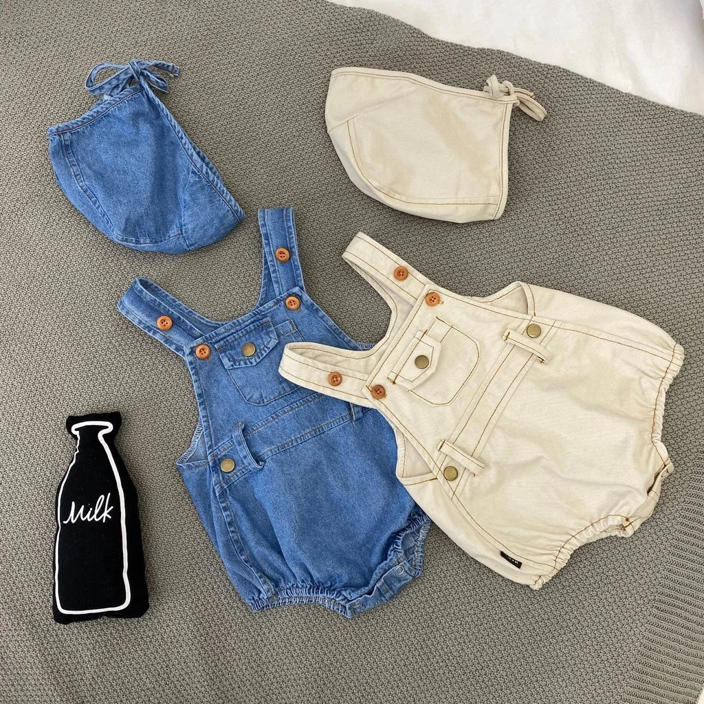 Denim Sling Romper SnugBubs Australia