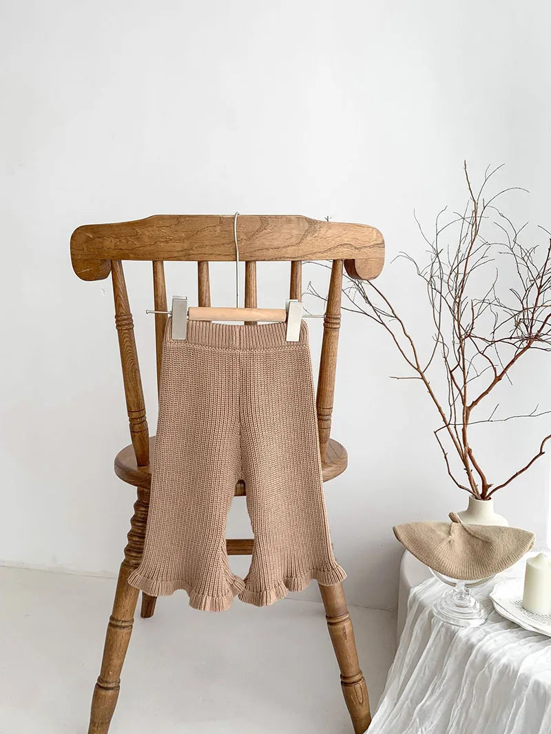 Cozy Baby Girl Knit Pants SnugBubs Australia