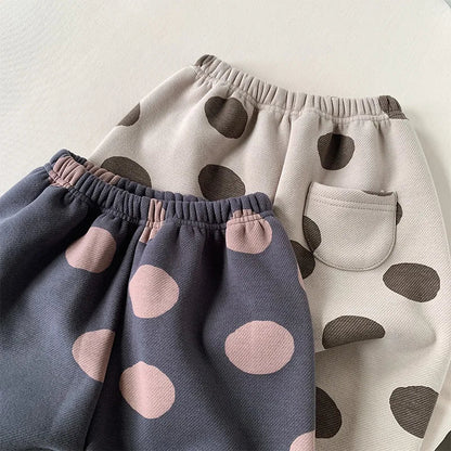 Winter Casual Trousers with Dot Print SnugBubs Australia