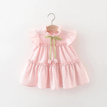 Solid Color Tulip Princess Dress SnugBubs Australia