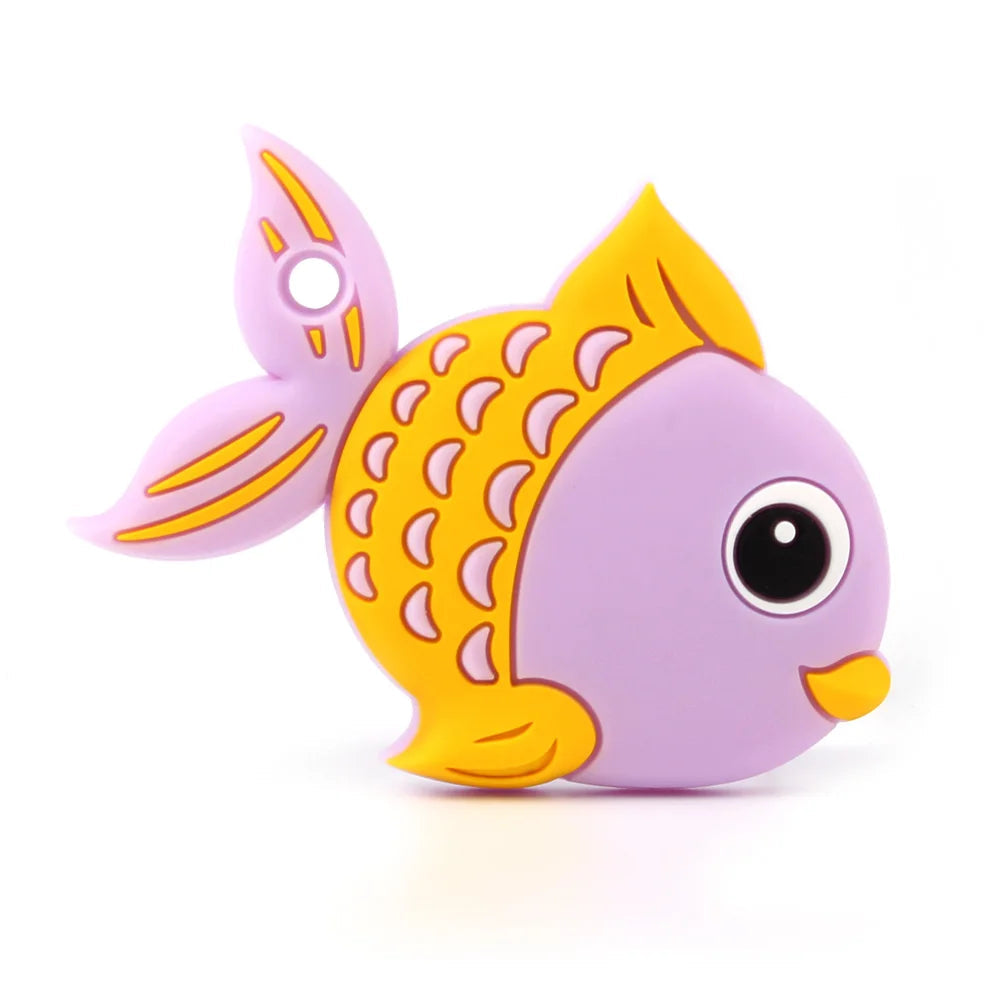 Cartoon Fish Silicone Teether SnugBubs Australia