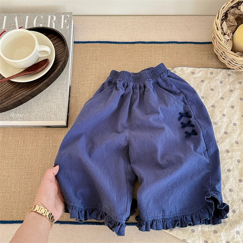 Baby Girl Wide Ankle Length Pants SnugBubs Australia