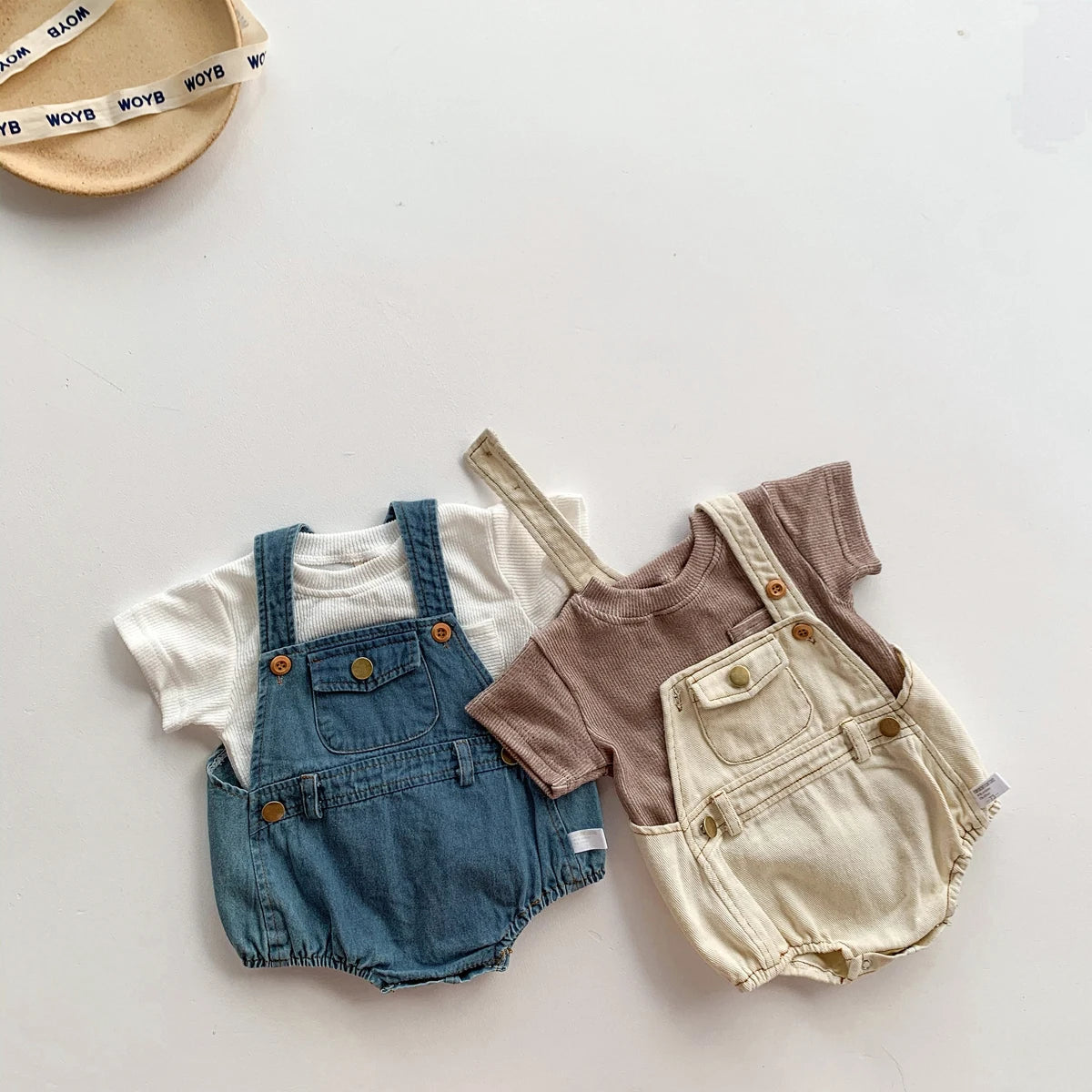 Denim Sling Romper SnugBubs Australia