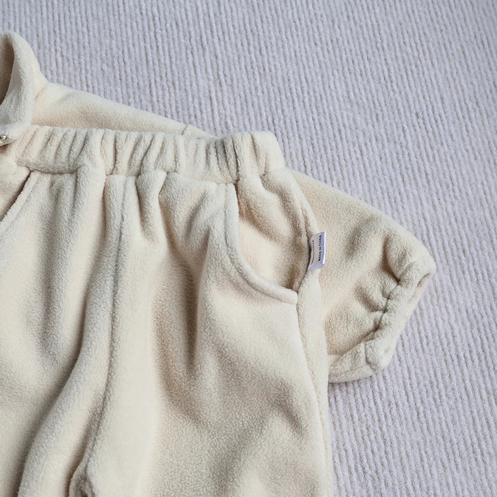 Baby Boy Teddy Hoodie Set SnugBubs Australia