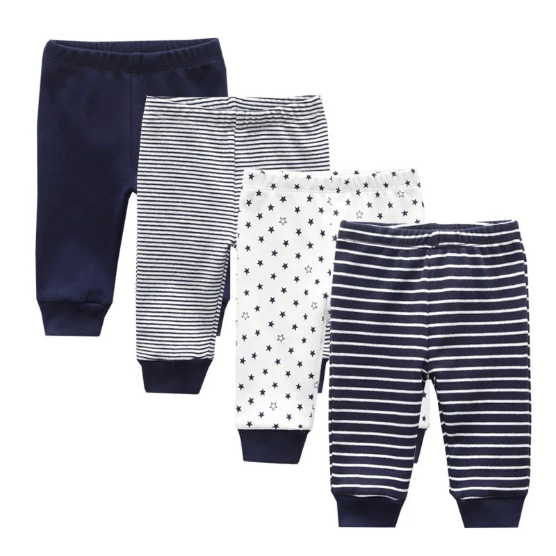 4PCS Newborn Baby Pants Set