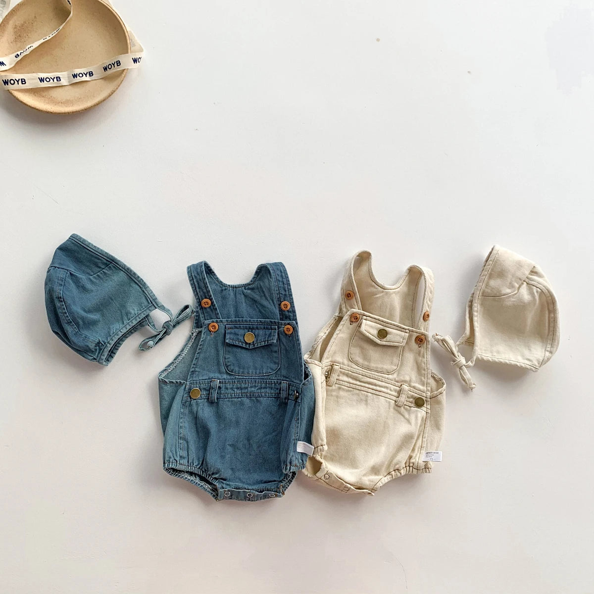 Denim Sling Romper SnugBubs Australia