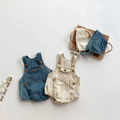 Denim Sling Romper SnugBubs Australia