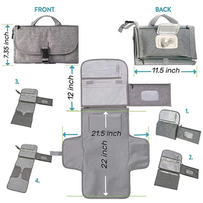 Portable Waterproof Diaper Changing Pad SnugBubs Australia